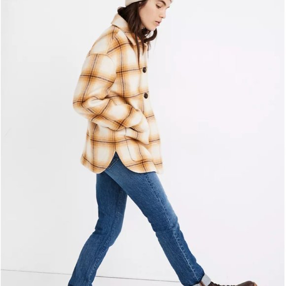 ISO Madewell Walton Berean Plaid Shirt Jacket - Picture 2 of 4